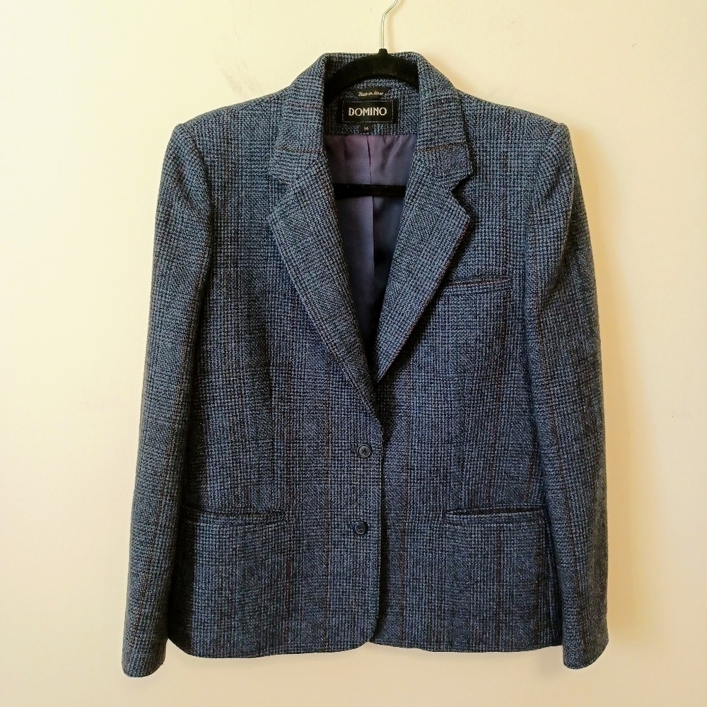 Domino Women's Pure Wool Jacket Blazer Sz 14